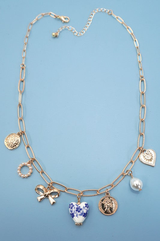 Ceramic Charm Necklace