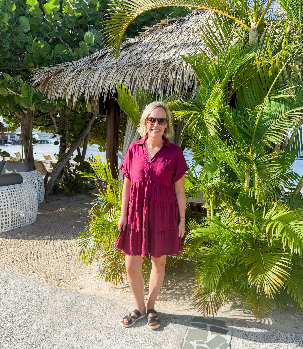 Linen Tier Dress