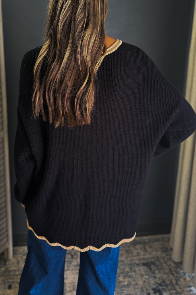 PLUS Scallop Sweater