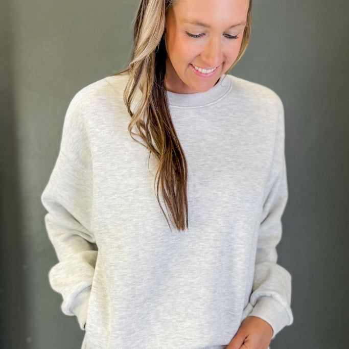 Oversized Fleece Sweatshirt