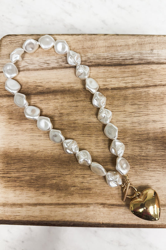 Pearl Toggle Necklace