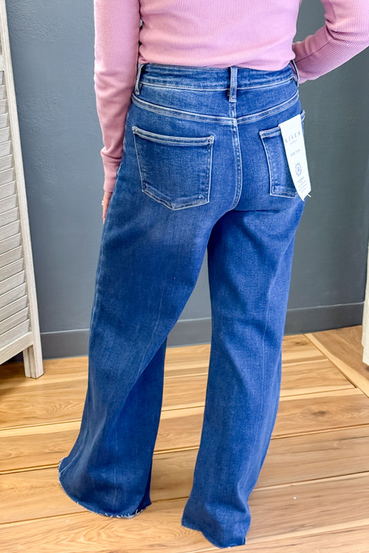 High Rise Ankle Wide Palazzo