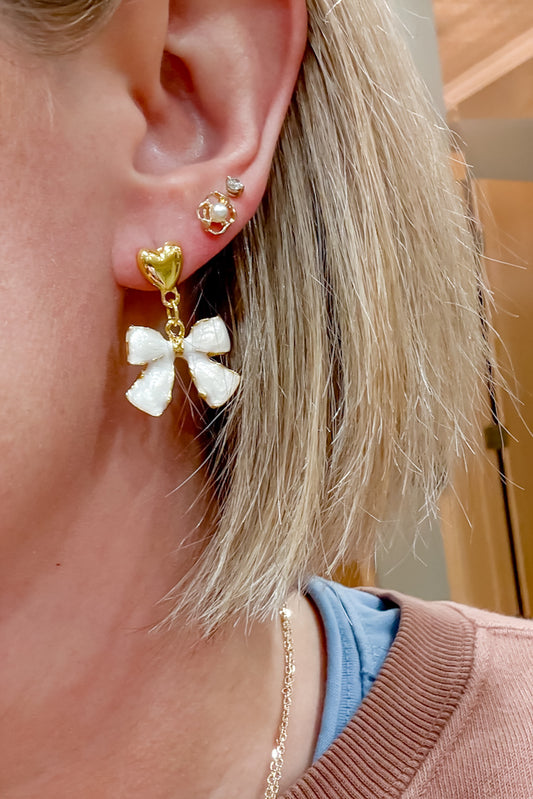 Bow Drop Earrings