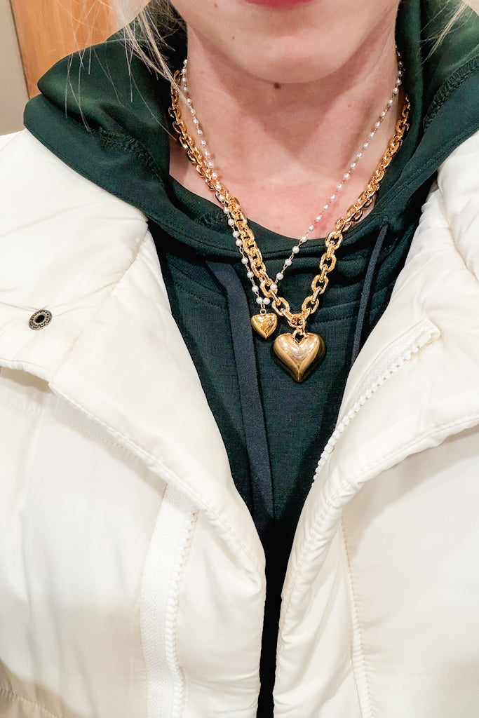 Puffy Heart Necklace