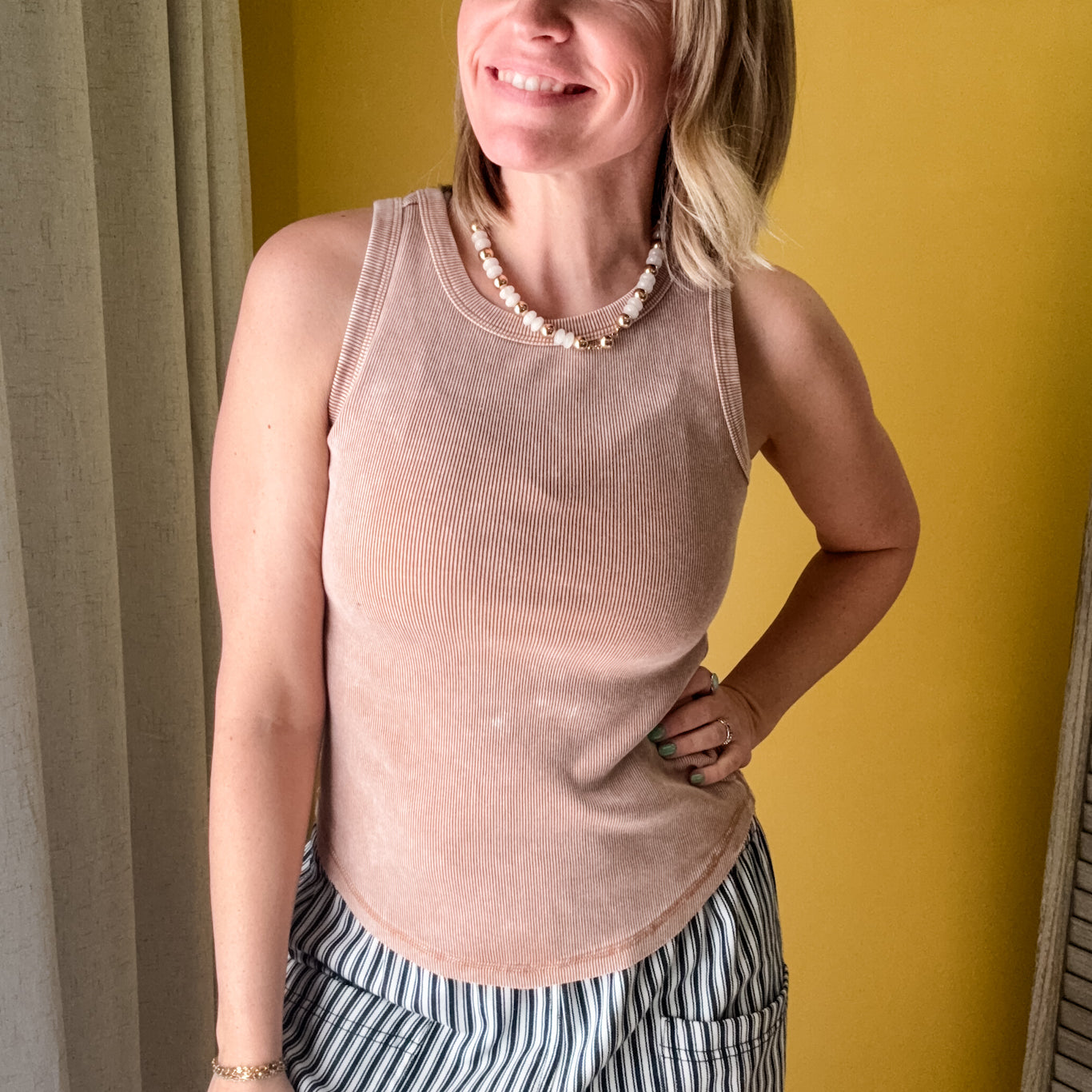 Washed Knit Tank