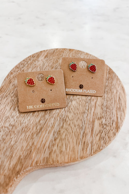 Strawberry Studs