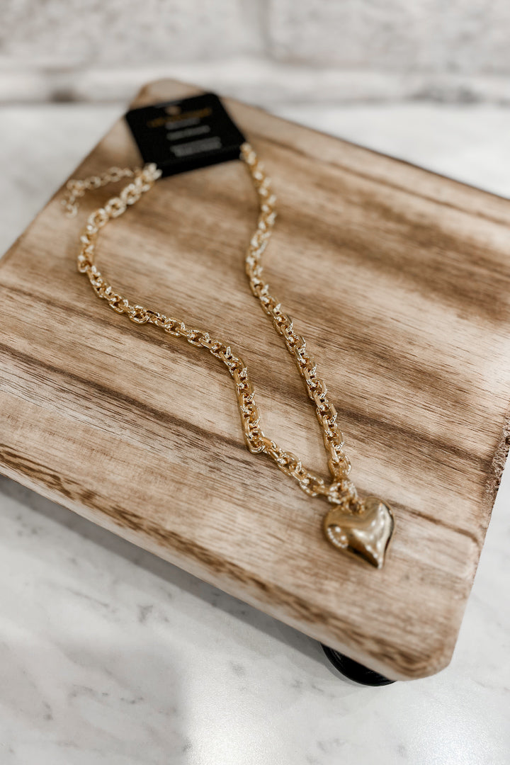 Puffy Heart Necklace