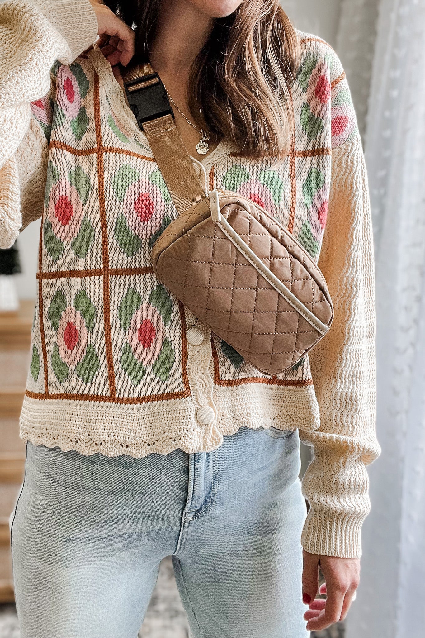 Caroline Quilted Belt Bag