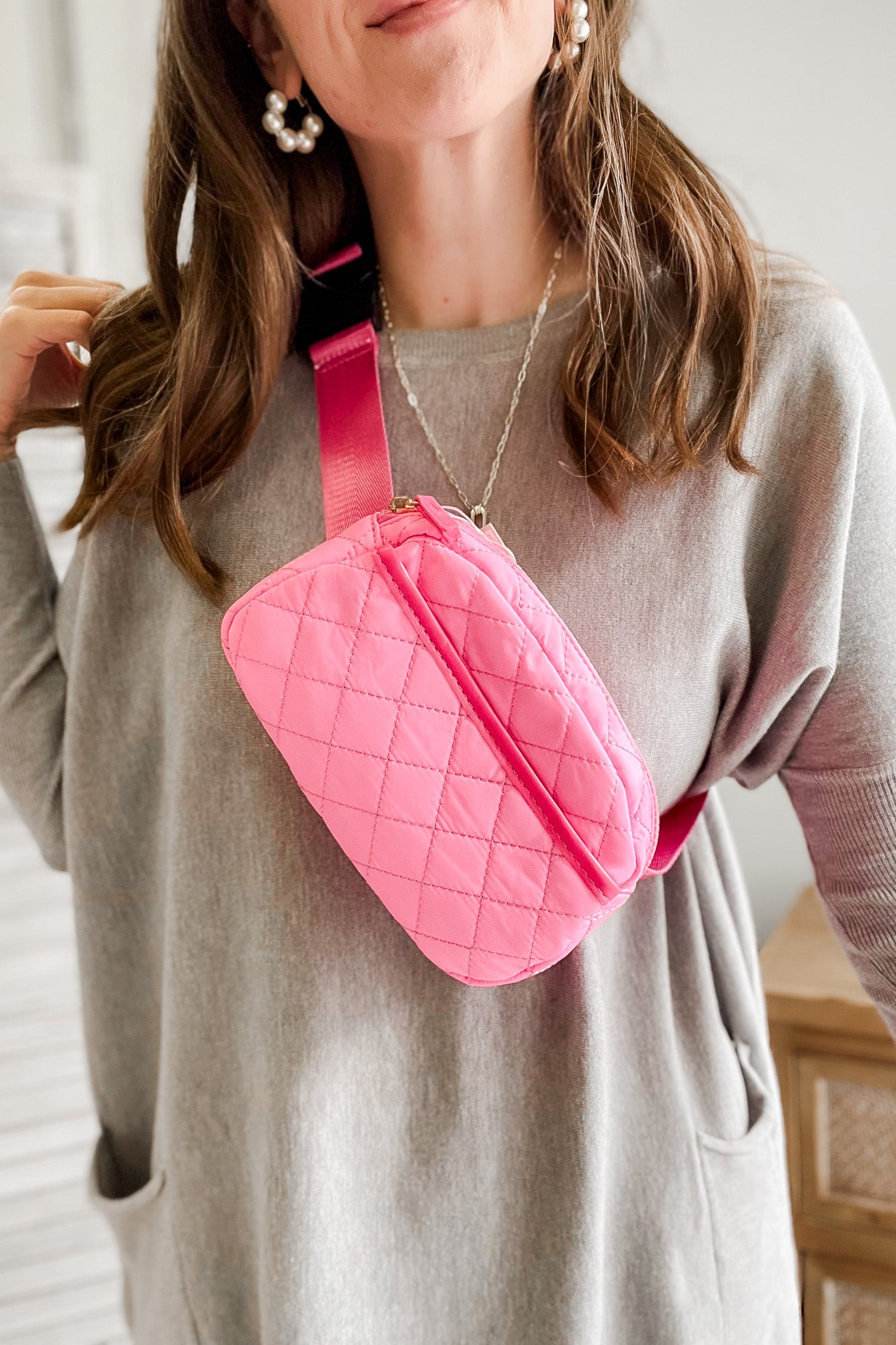 Caroline Quilted Belt Bag
