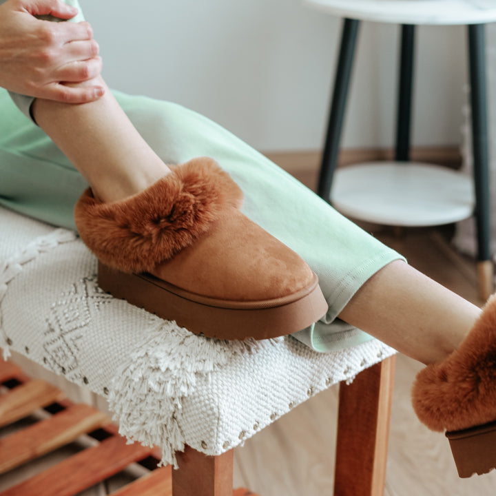 Faux Fur Slippers