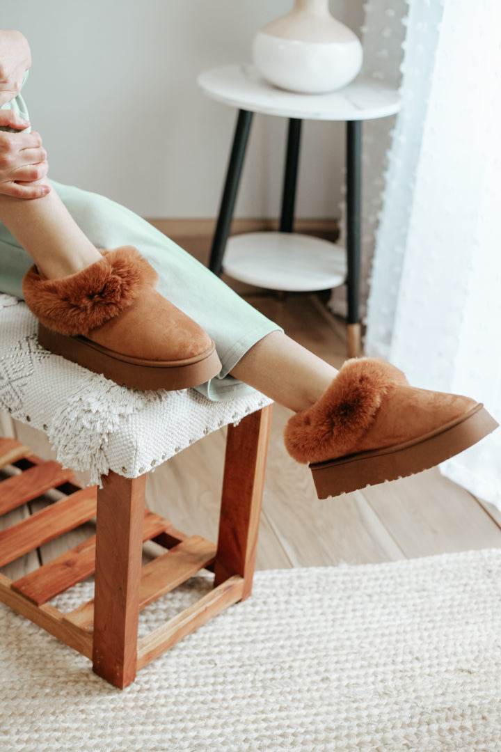 Faux Fur Slippers