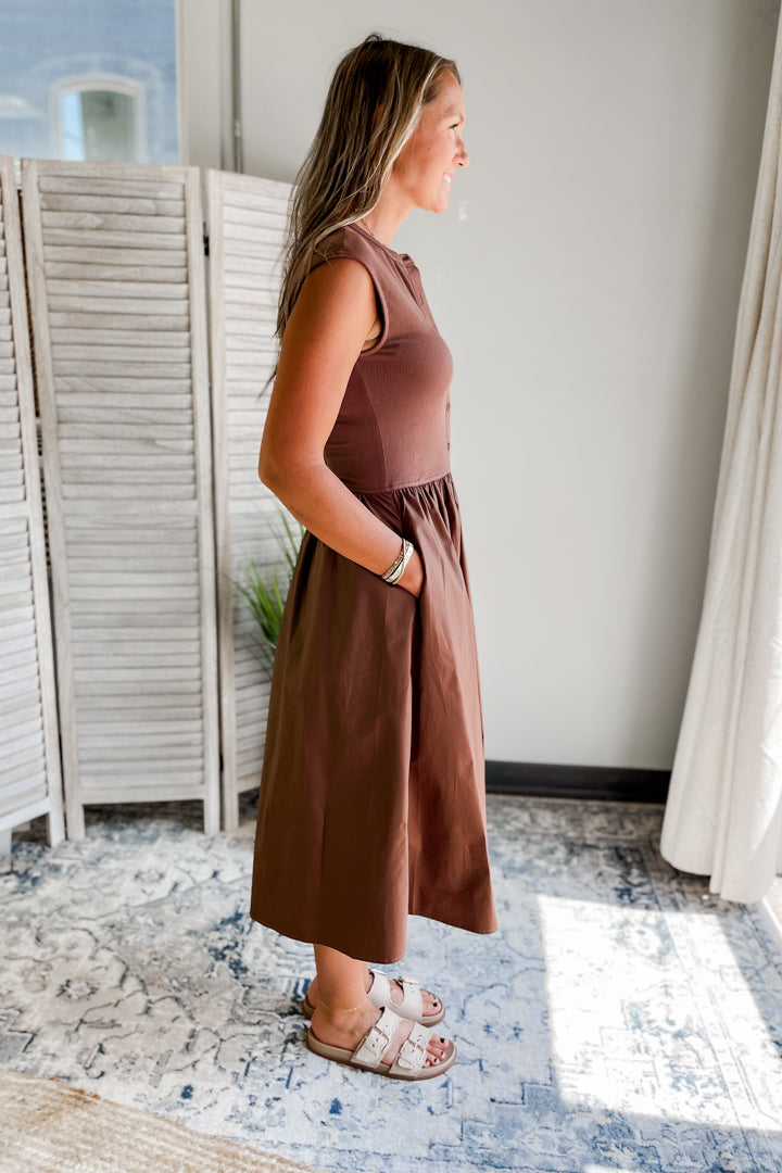 Knit Top Midi Dress