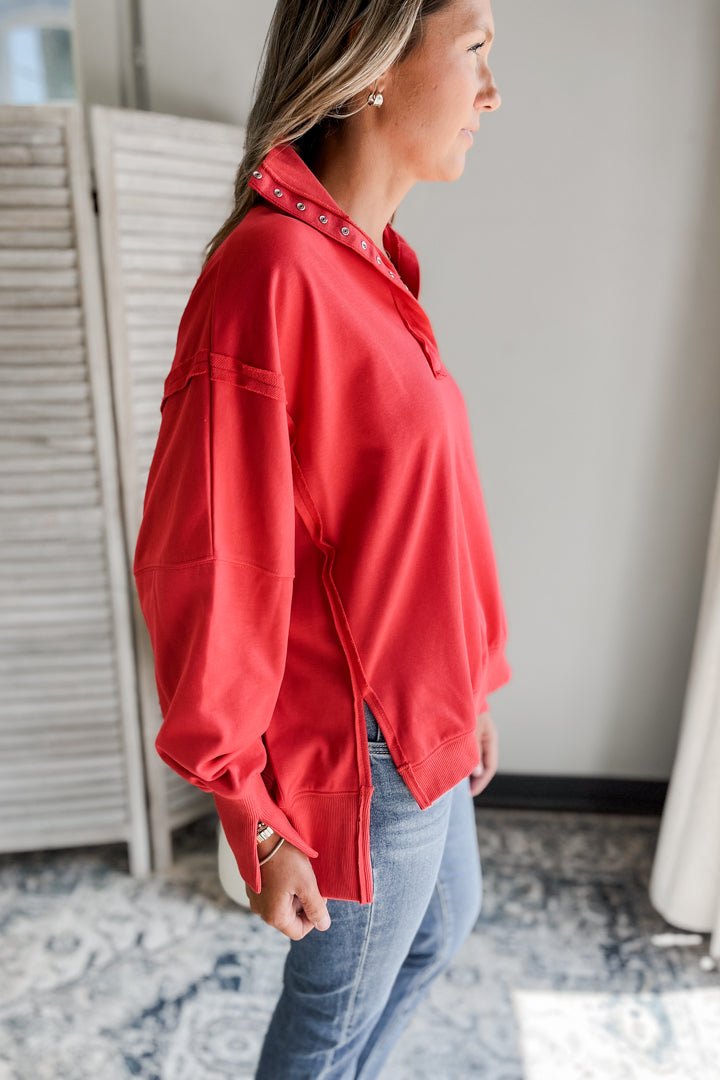Henley Sweatshirt