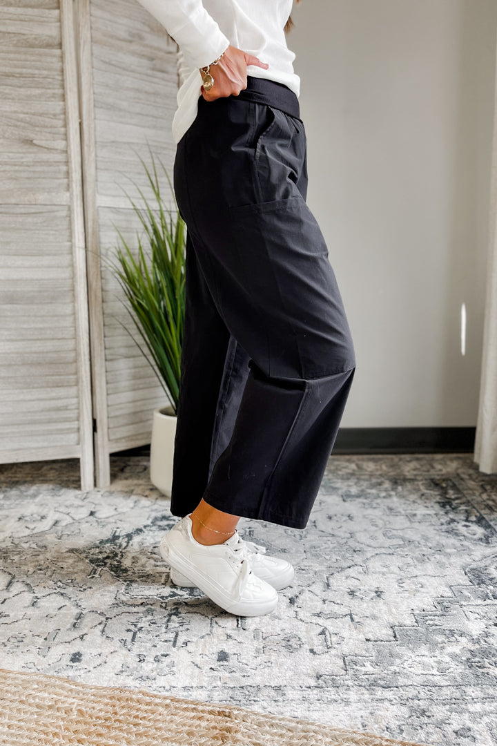 Wide Leg Cropped Pants