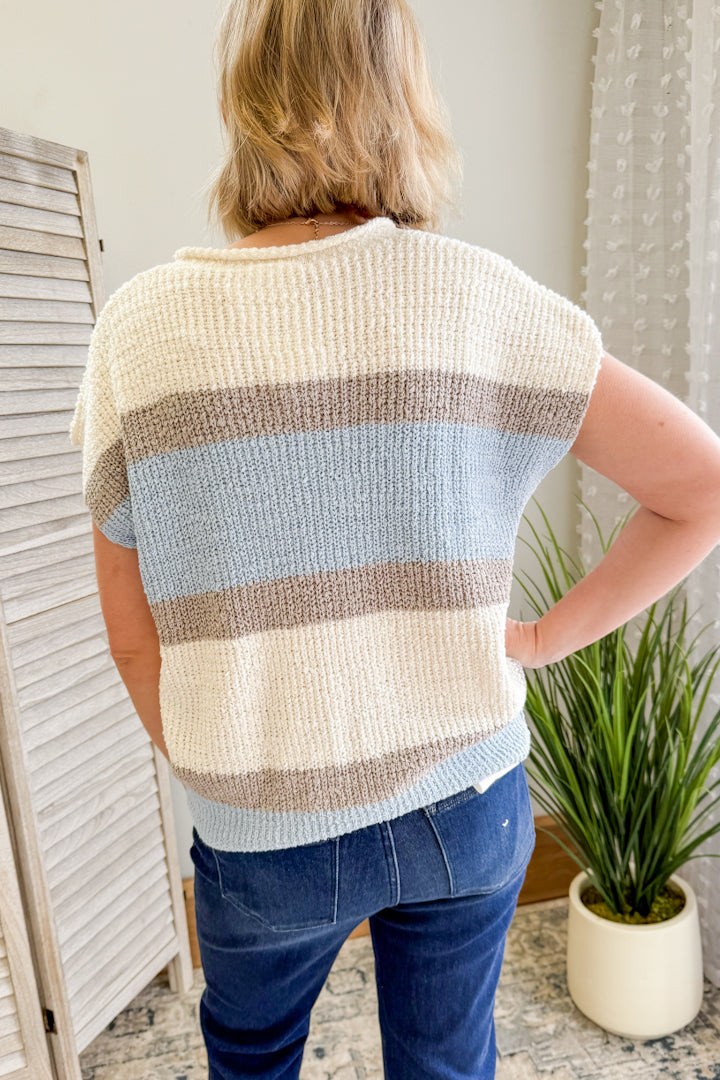 Knit Color Block Sweater