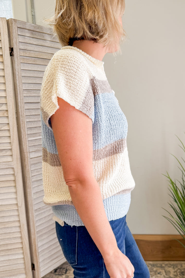 Knit Color Block Sweater