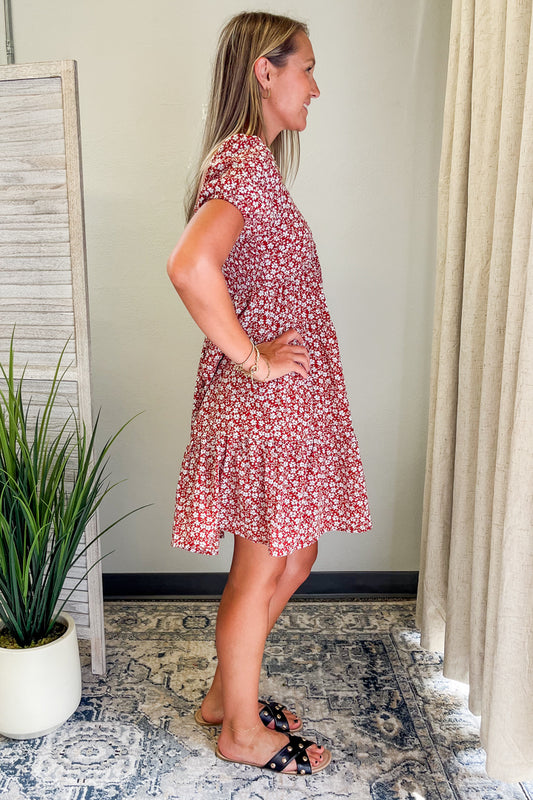 Floral Tiered Dress
