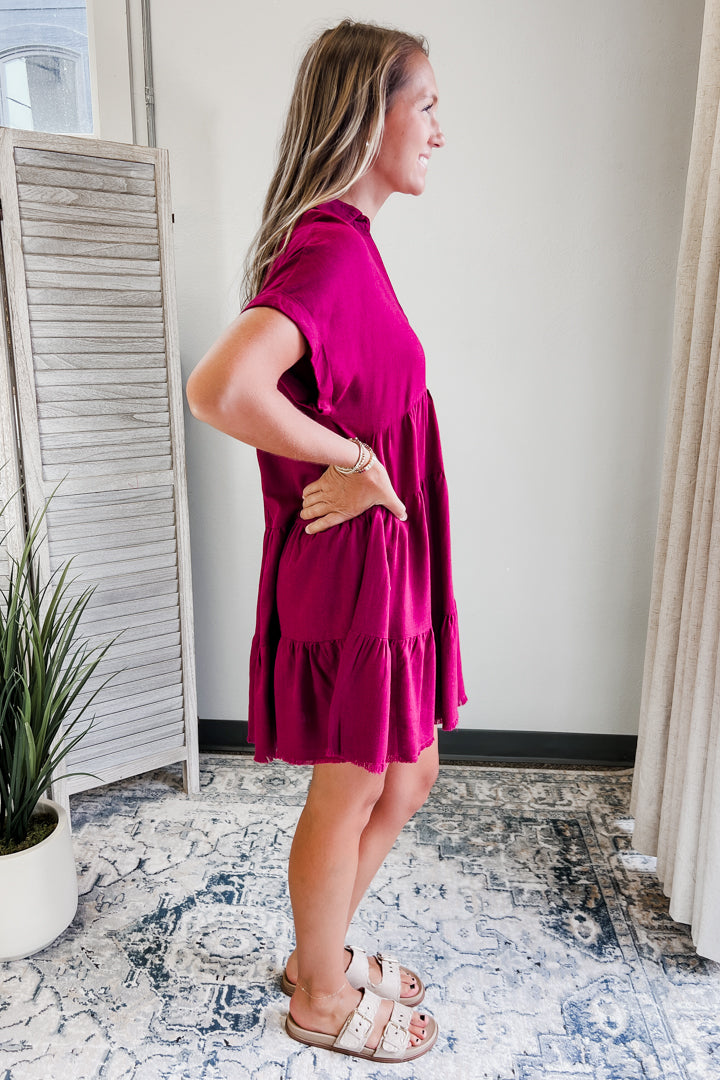 Linen Tier Dress