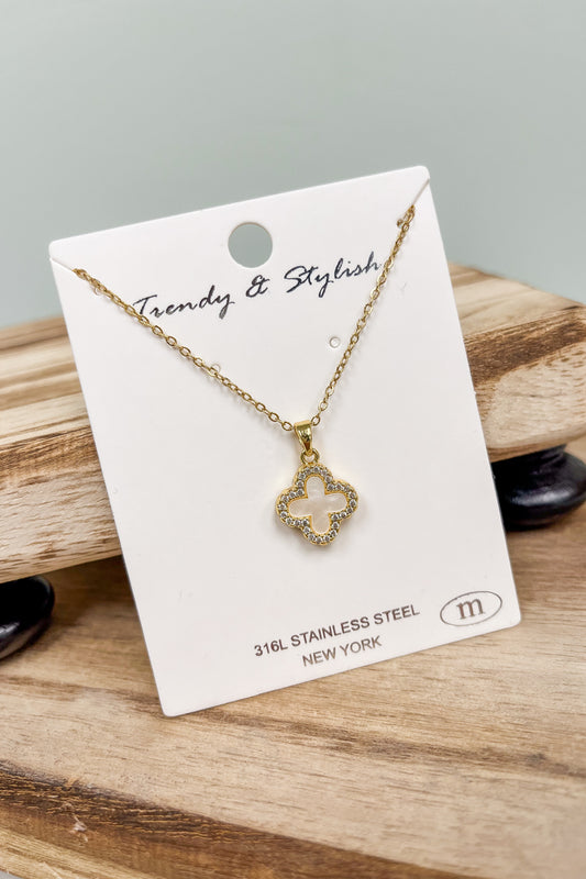 Clover Reversible Necklace
