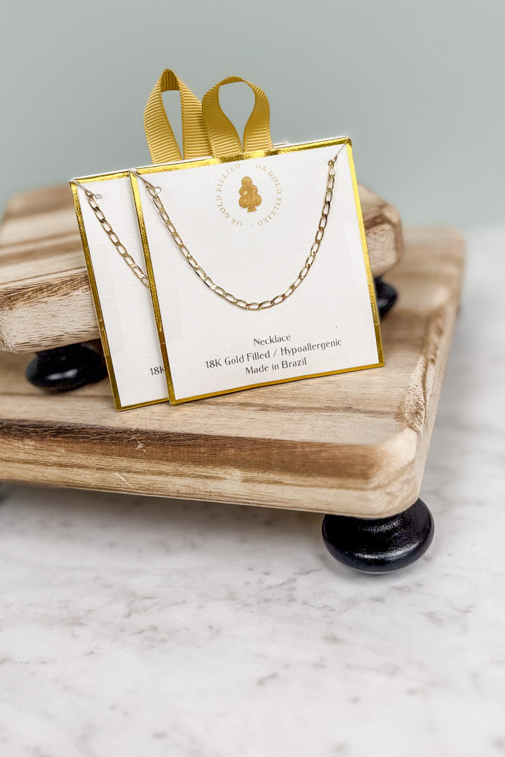 Linked Oval Chain Necklace