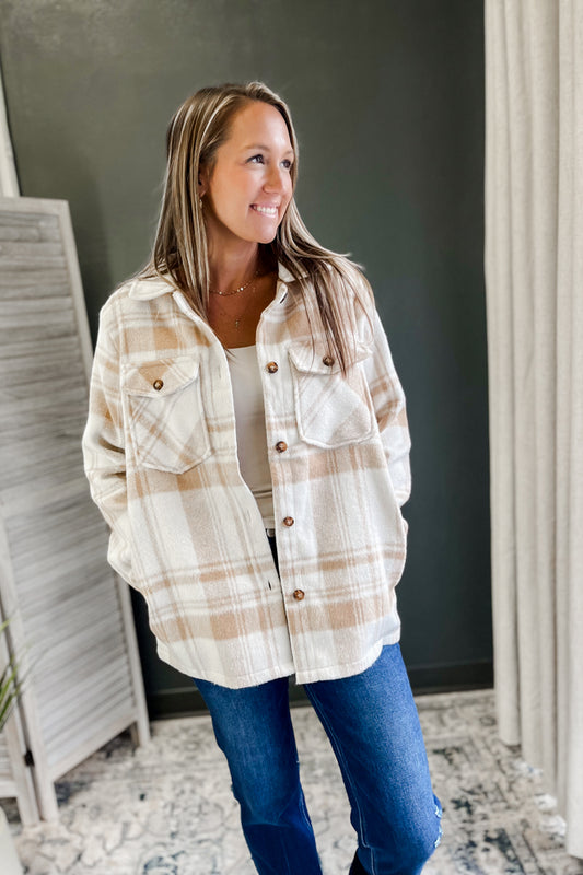 Lined Plaid Shacket