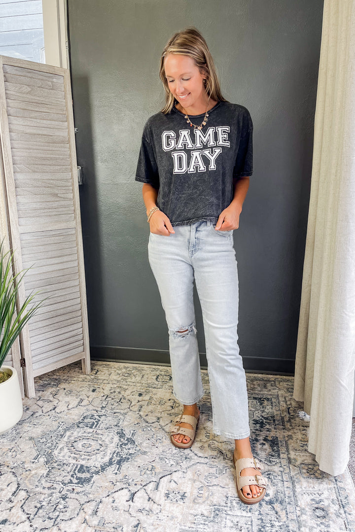 Game Day Cropped Tee