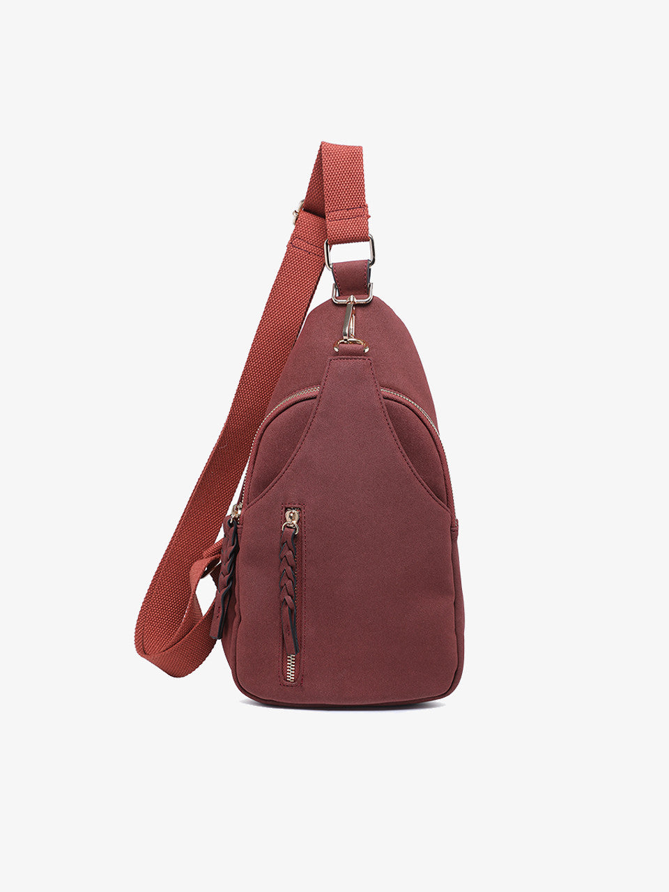 Nikki Faux Suede Sling Bag