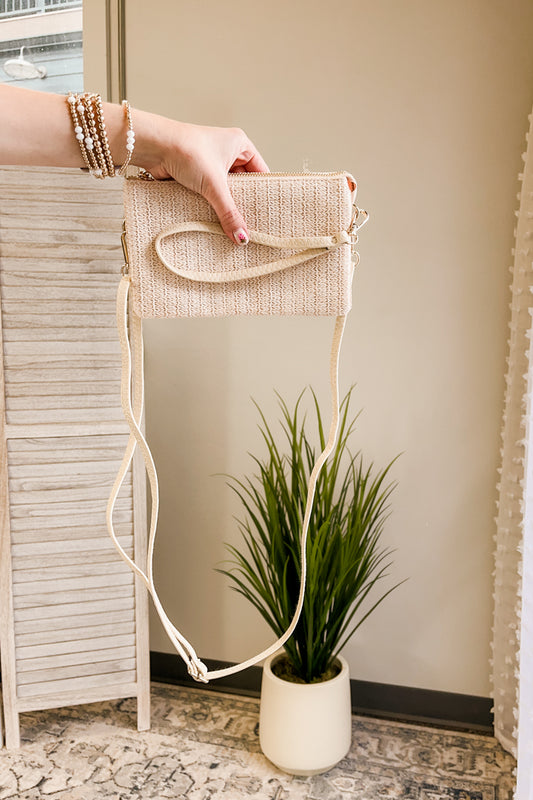Riley Straw Crossbody