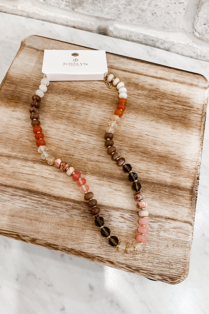 Agate Bead Necklace