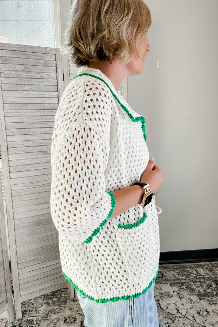 Knit Crochet Cardigan