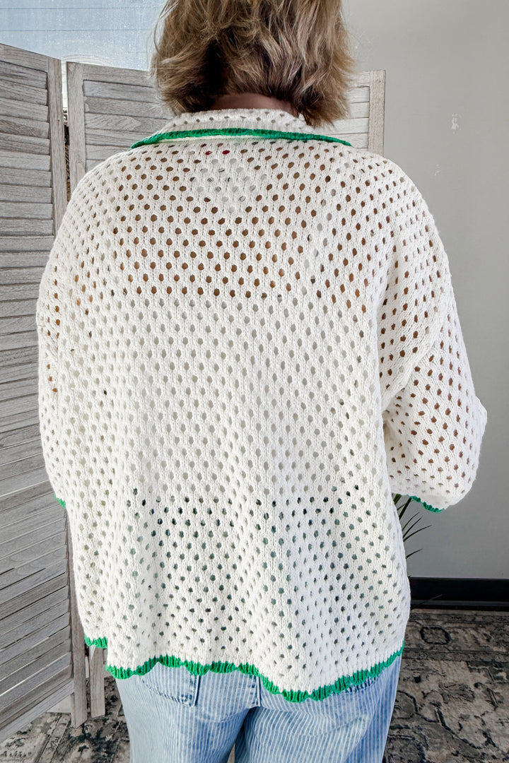Knit Crochet Cardigan