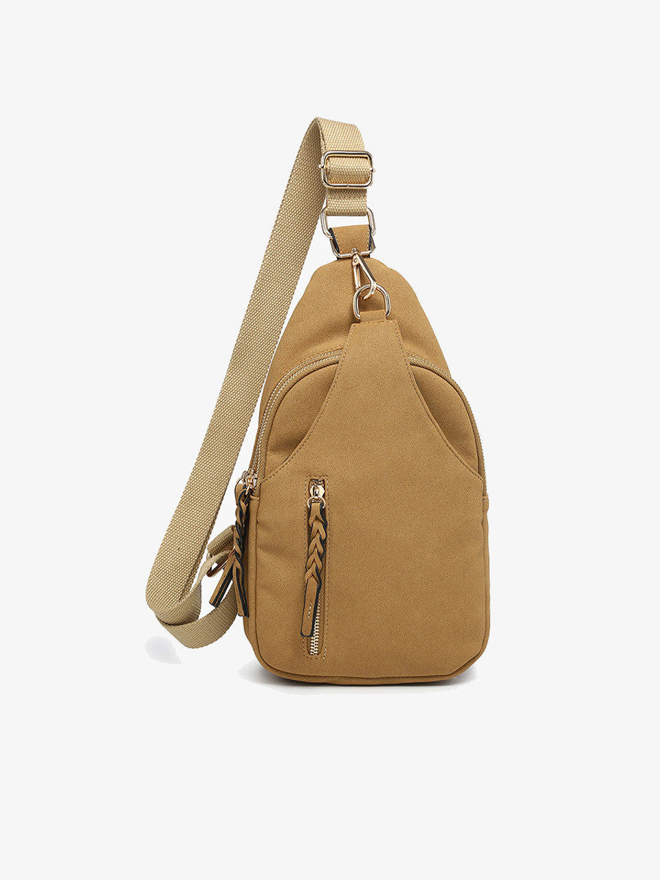 Nikki Faux Suede Sling Bag