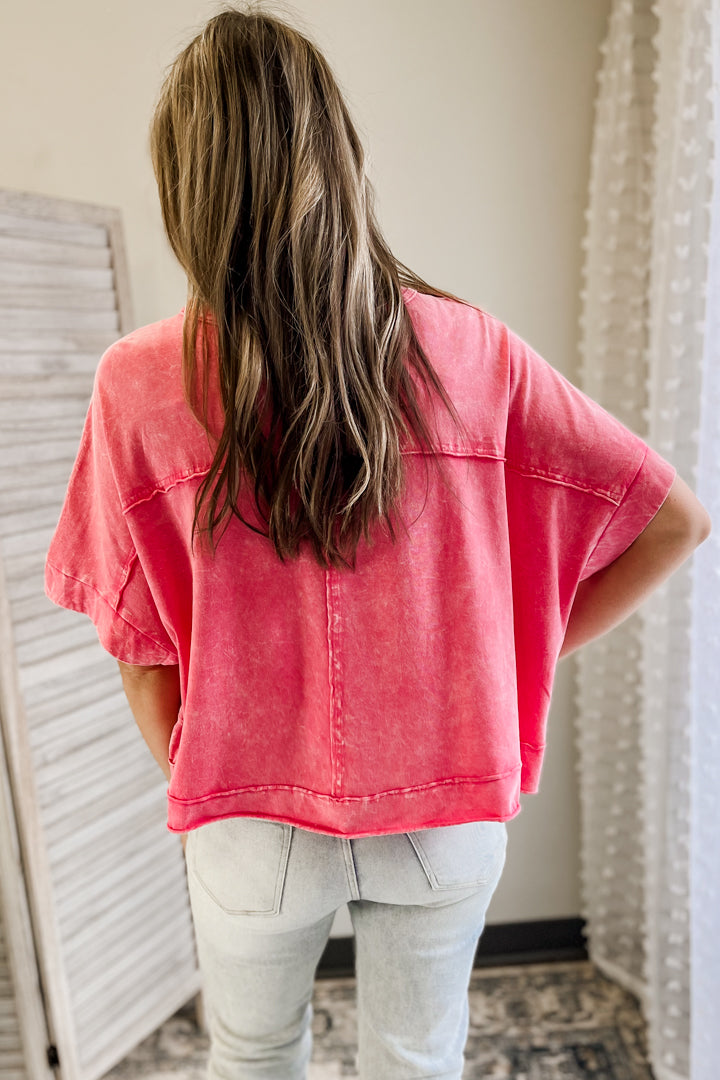 Oversized Cropped Boxy Tee