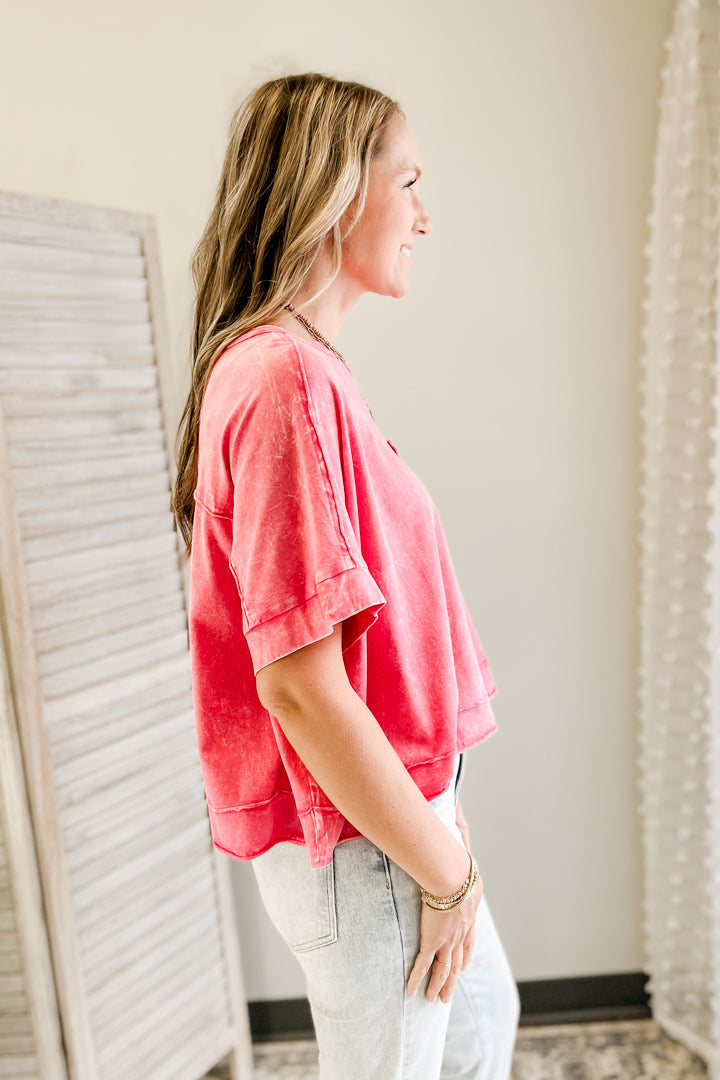 Oversized Cropped Boxy Tee