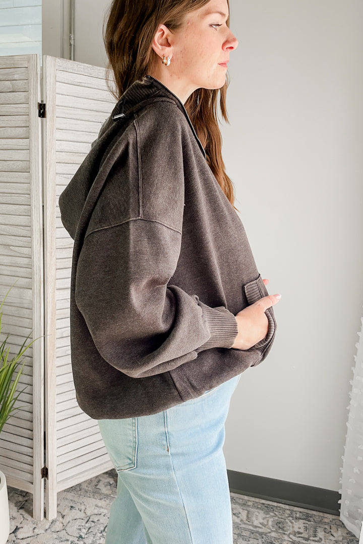 Half Zip Hoodie
