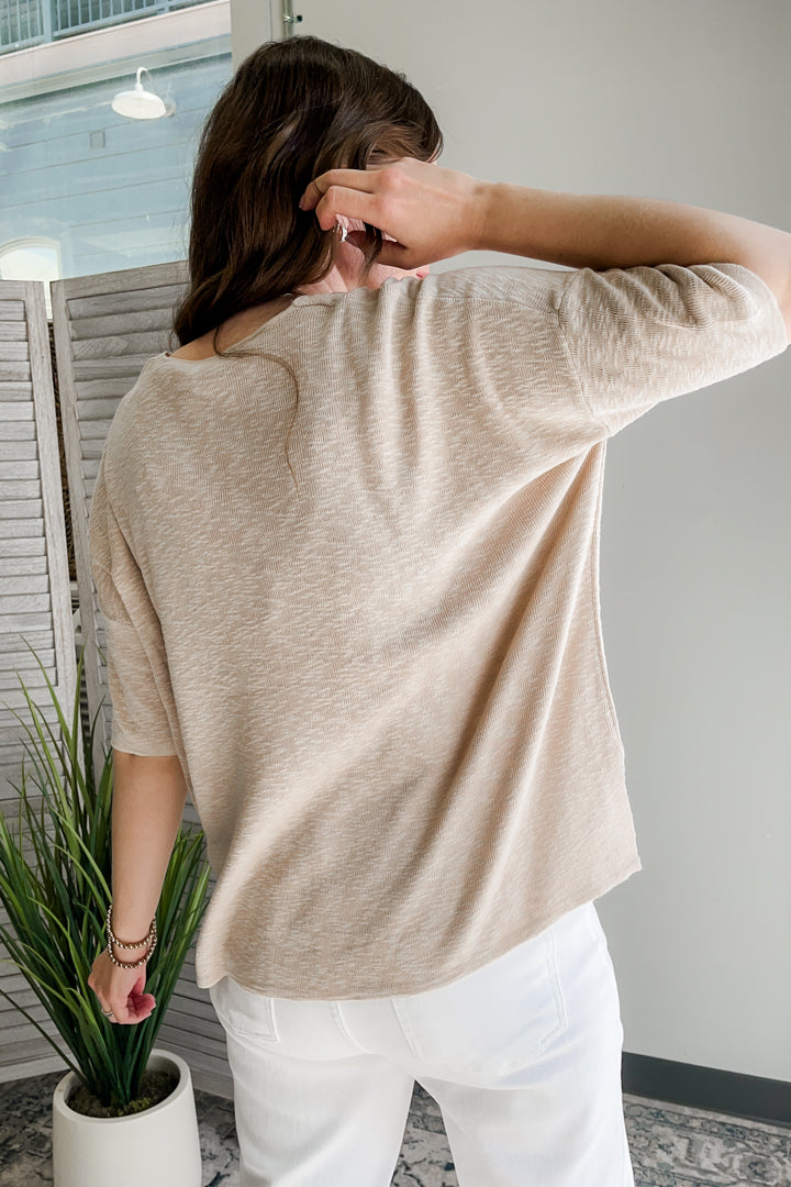 Relaxed Slub Sweater