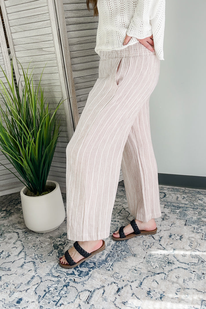 Smocked Gauze Pants