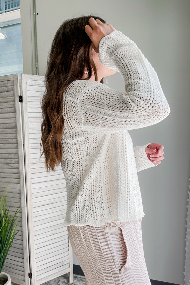 Crochet Knit Sweater
