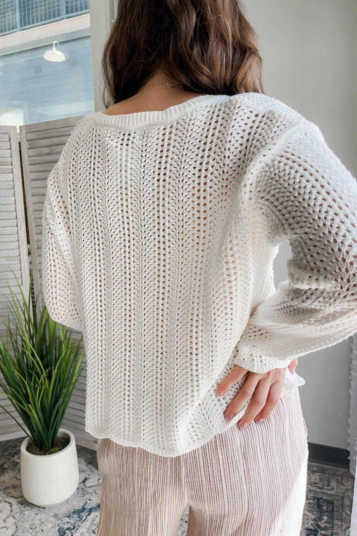 Crochet Knit Sweater