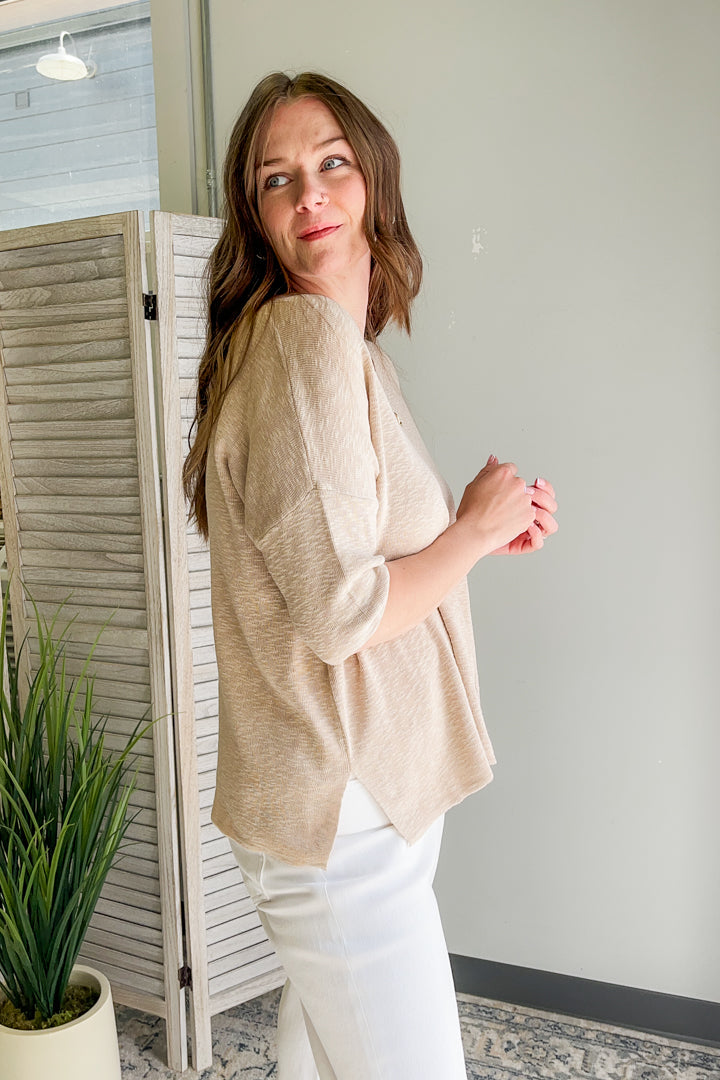 Relaxed Slub Sweater