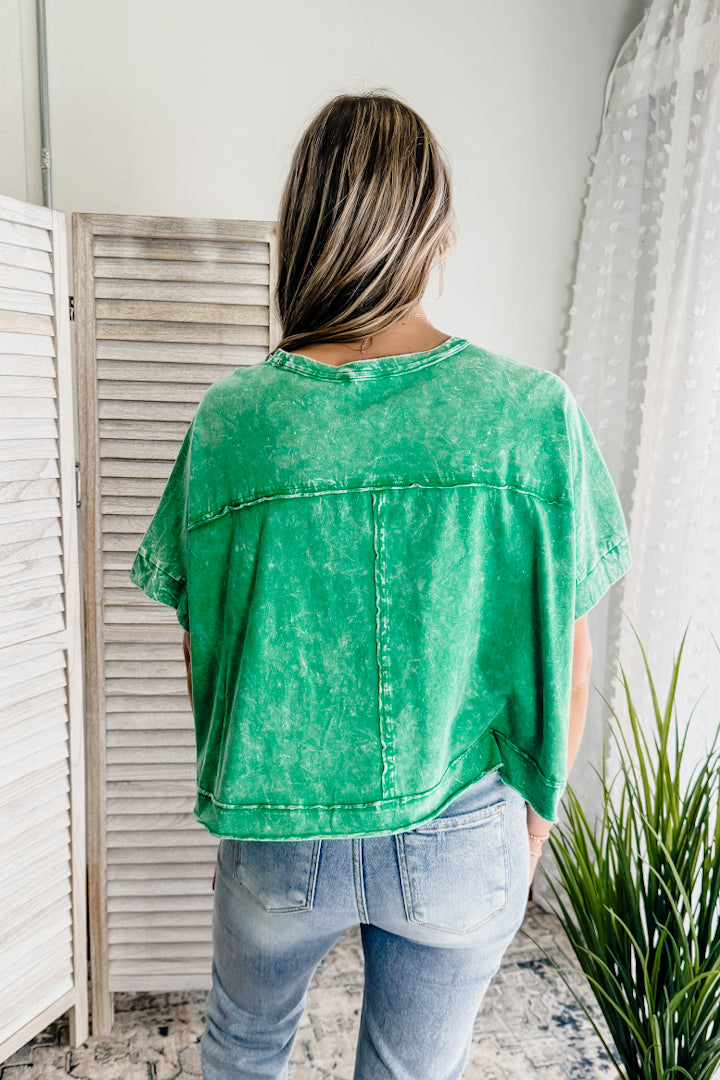 Oversized Cropped Boxy Tee