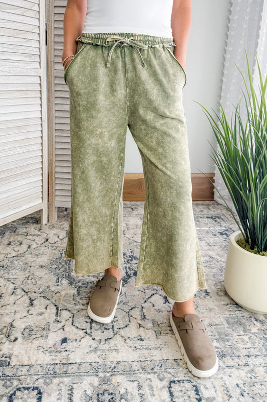 French Terry Palazzo Pant