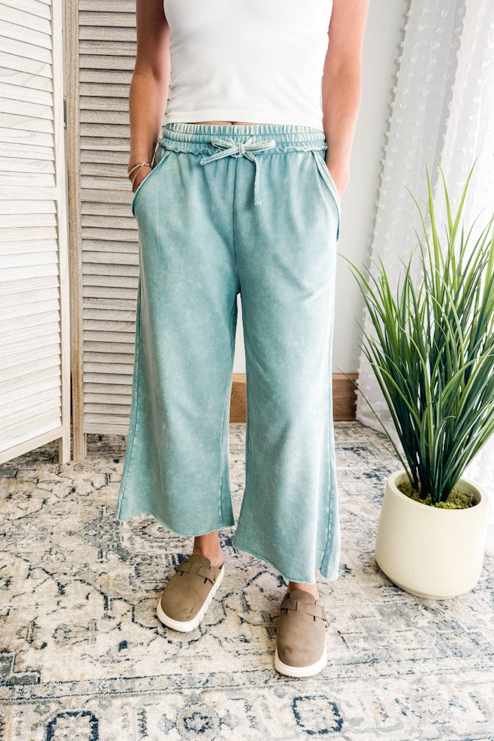 French Terry Palazzo Pant