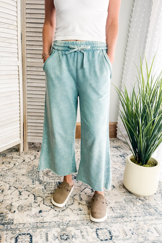 French Terry Palazzo Pant