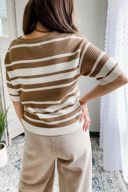 Striped Knit Sweater