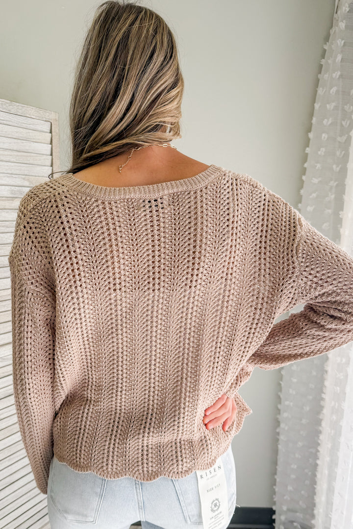Crochet Knit Sweater
