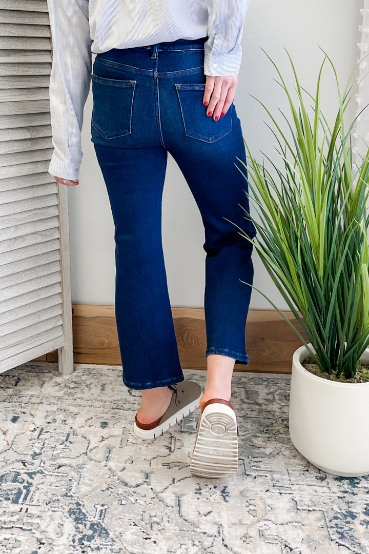 High Rise Crop Bootcut