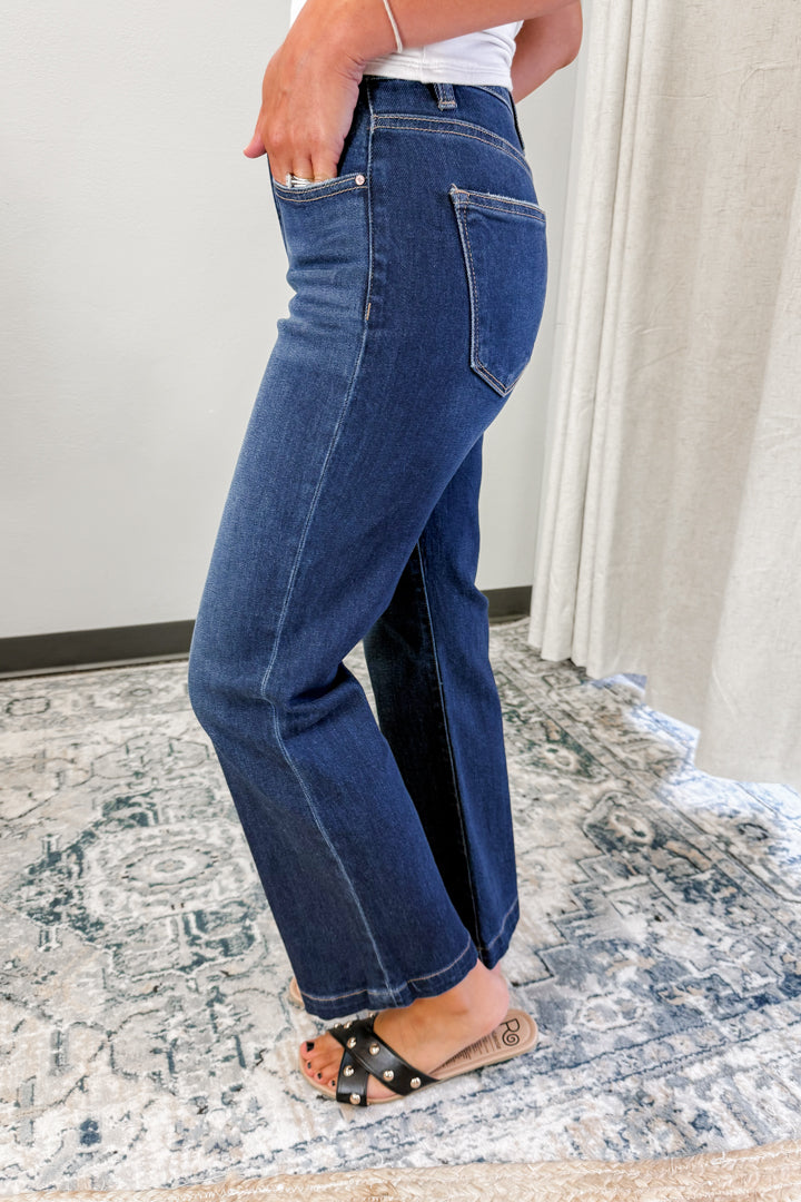 High Wide Leg with Tummy Control