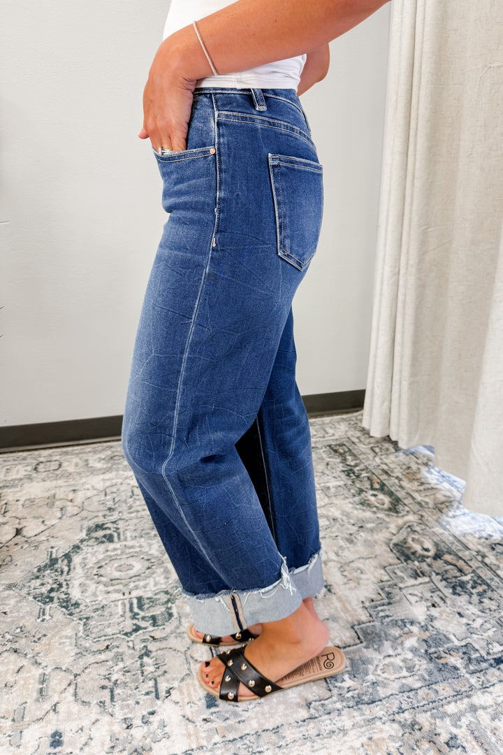 Cropped Boyfriend Jean