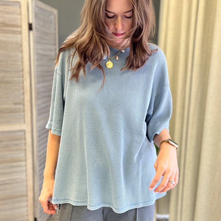 Waffle Knit Tee